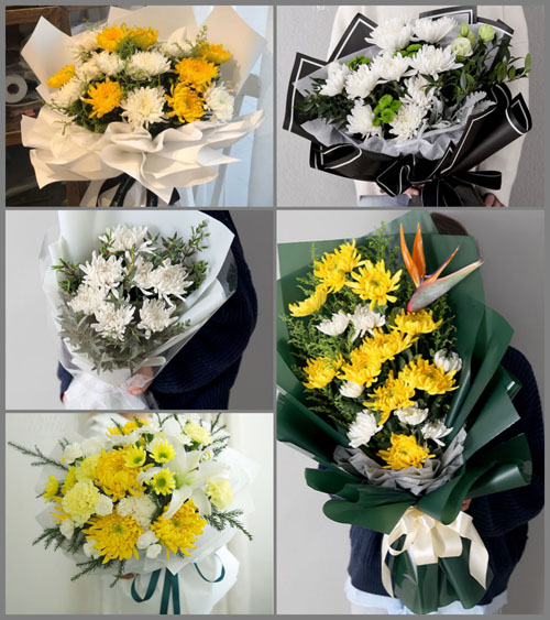 北京密云区新城子镇白事花束代送